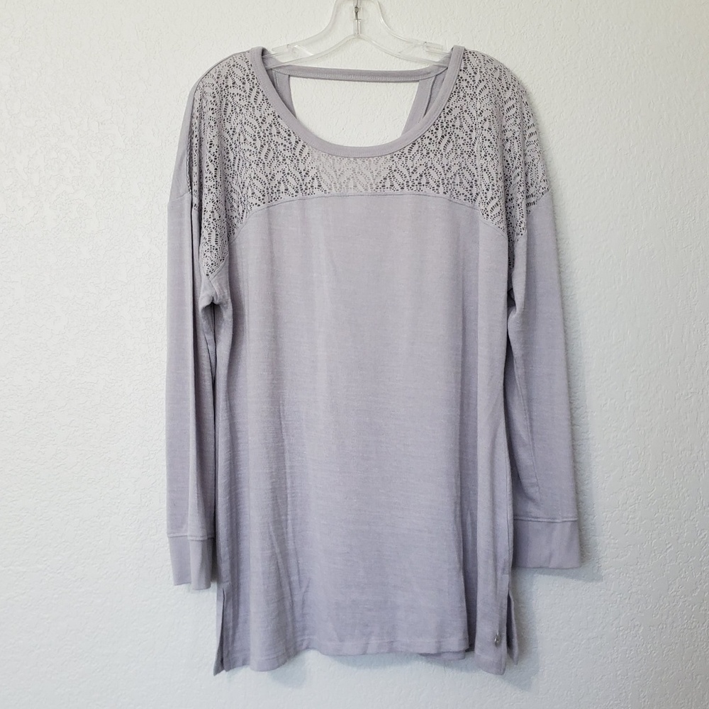 Gray Athleisure Sweater